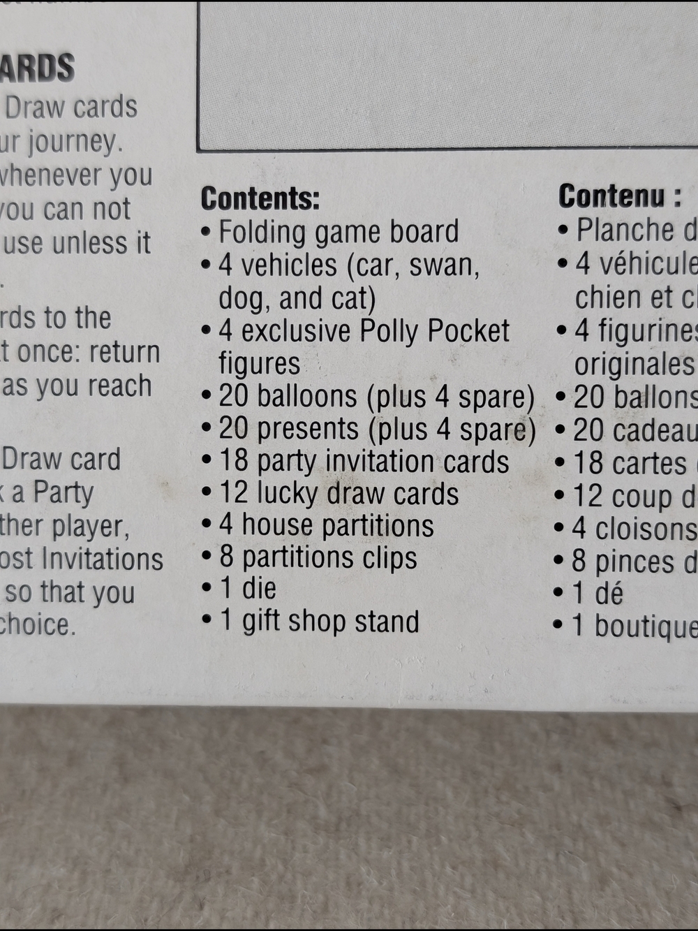 Vintage Polly Pocket Let's Party Board Game 1993 - Picture 9 of 13